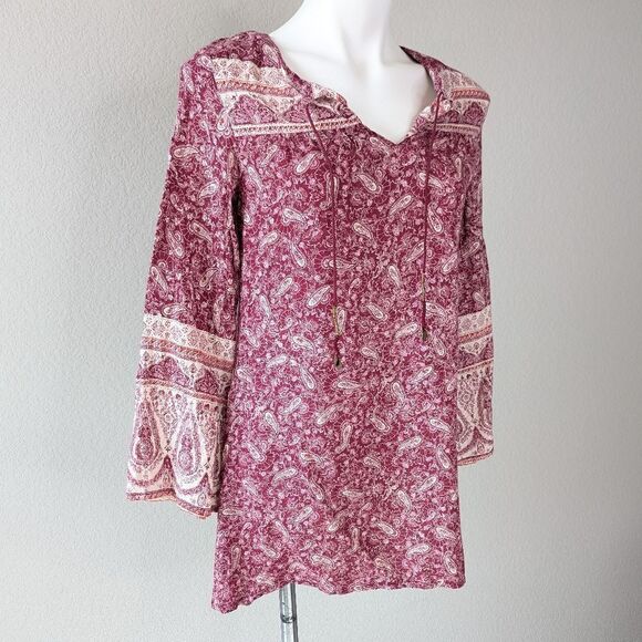 Billabong Paisley Print Boho Dress - Picture 3 of 9
